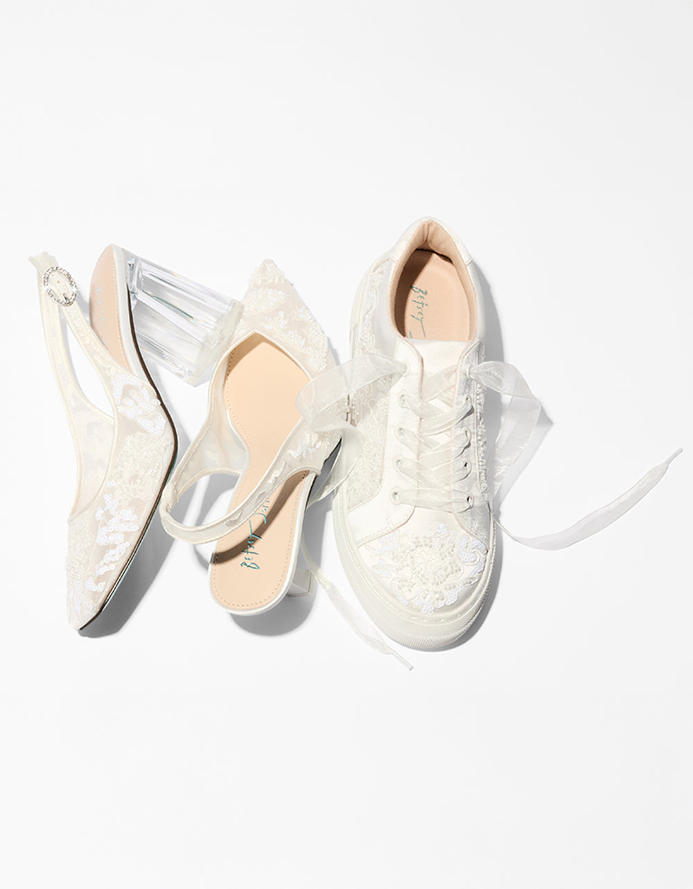Betsey Johnson Quality - NIKKI IVORY Slingback Heels