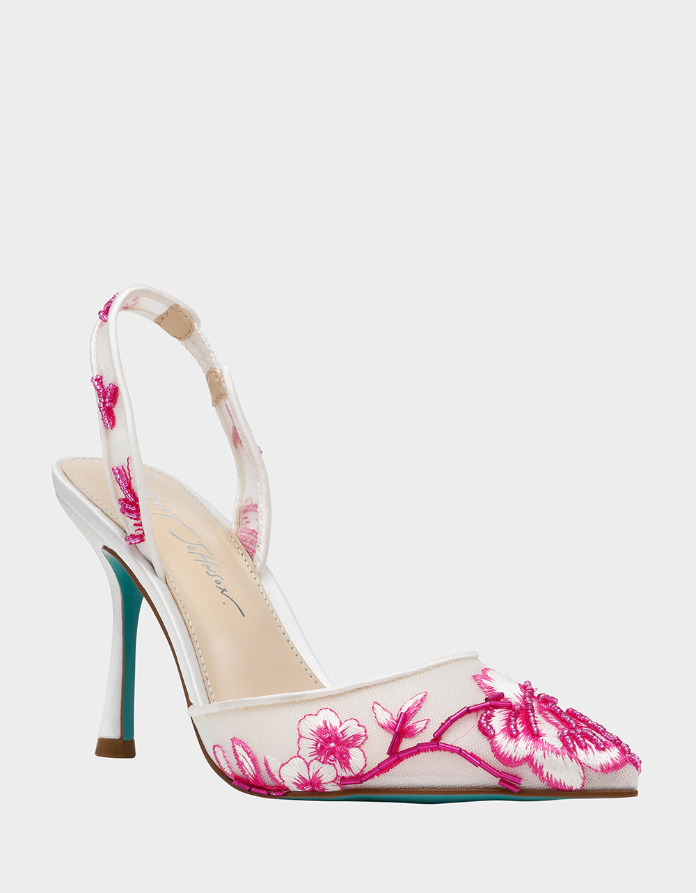 Betsey Johnson Deals - PATCH FUCHSIA Pointed-Toe Heel