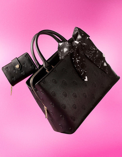 Betsey Johnson Recommended - SKULLICIOUS SATCHEL Black Bag