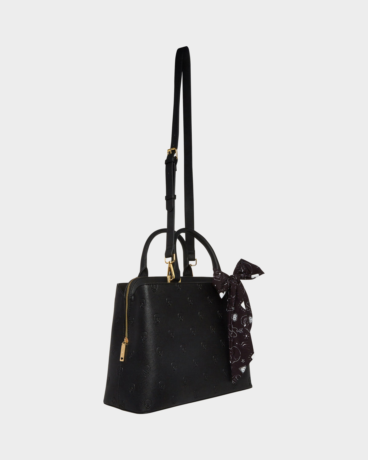 Betsey Johnson Recommended - SKULLICIOUS SATCHEL Black Bag