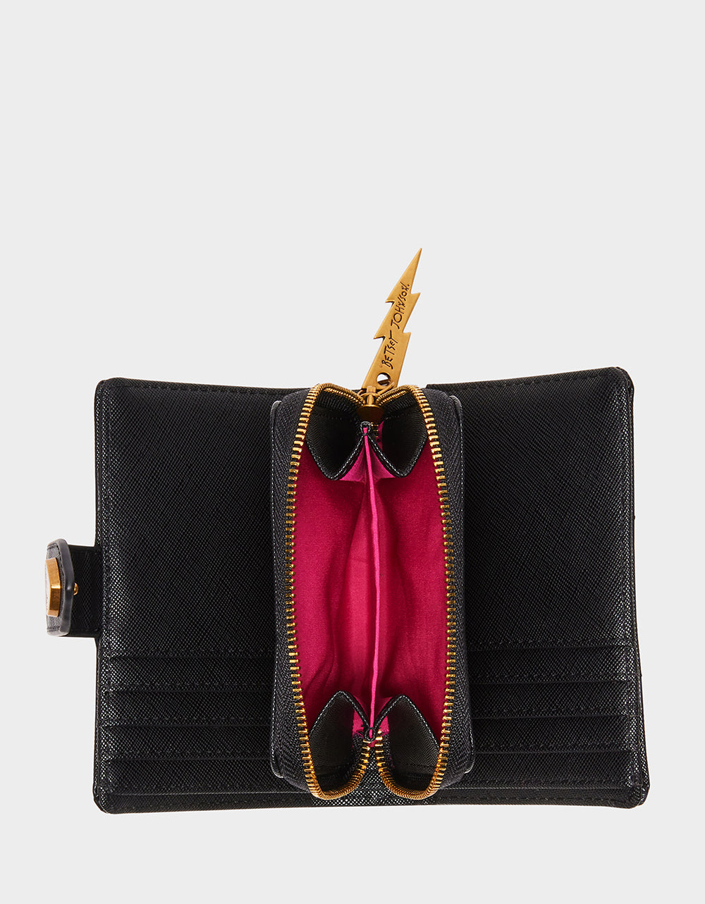 Betsey Johnson Essential - SKULLICIOUS BIFOLD WALLET BLACK