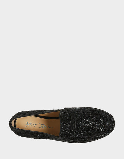 Betsey Johnson Sale - ARON BLACK Loafers