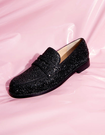 Betsey Johnson Sale - ARON BLACK Loafers