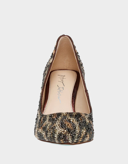 Betsey Johnson Sale - JODY LEOPARD Pointed Toe Pumps