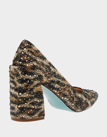 Betsey Johnson Sale - JODY LEOPARD Pointed Toe Pumps
