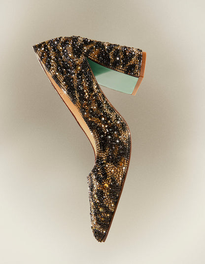 Betsey Johnson Sale - JODY LEOPARD Pointed Toe Pumps