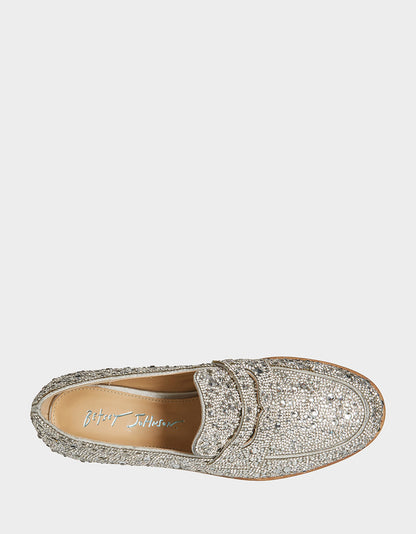 Betsey Johnson Discount - ARON SILVER Loafers
