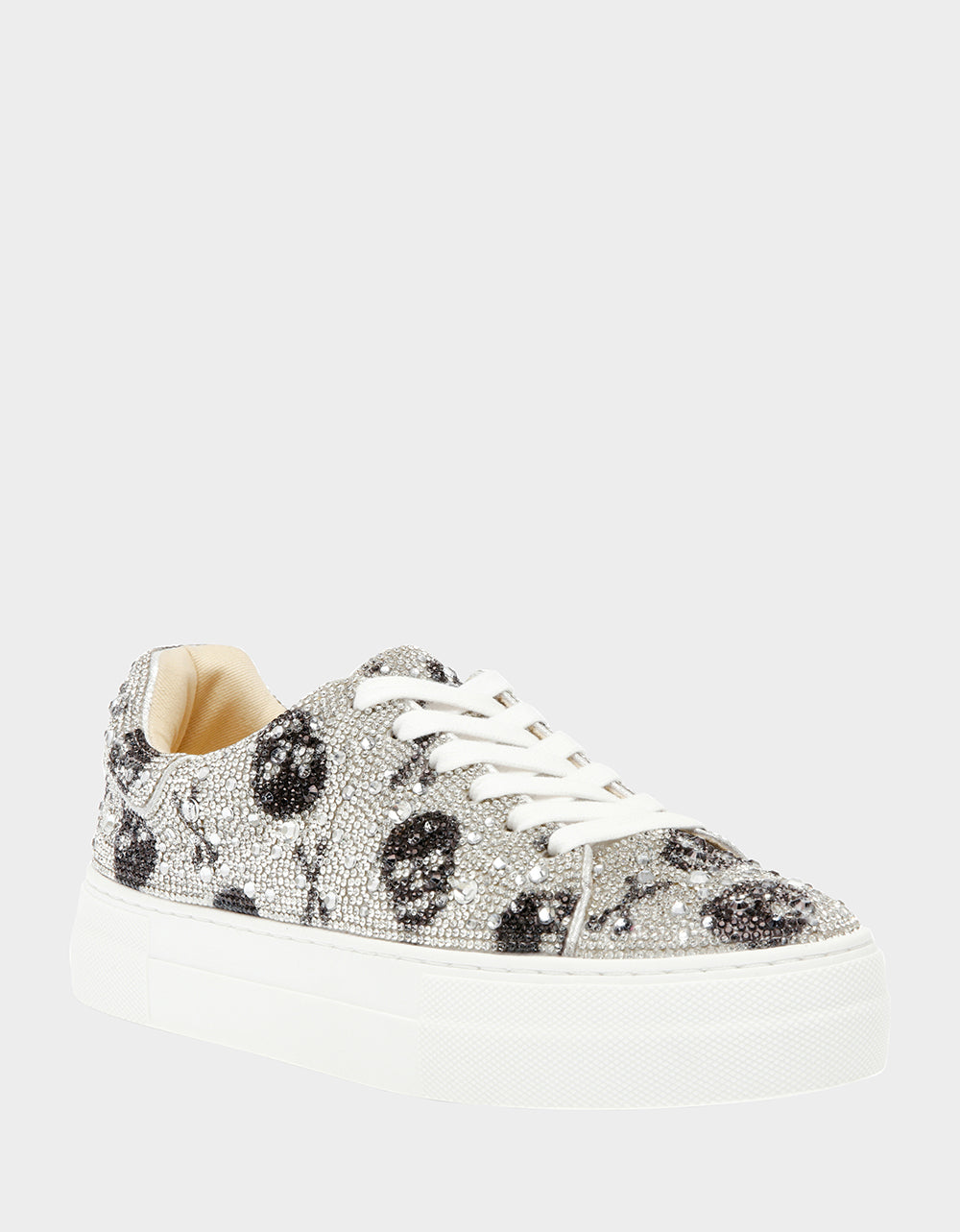 Betsey Johnson Trusted - SIDNY SKULLS Rhinestone Sneaker
