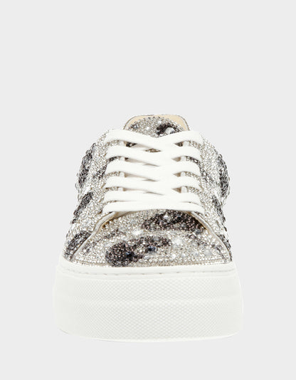 Betsey Johnson Trusted - SIDNY SKULLS Rhinestone Sneaker