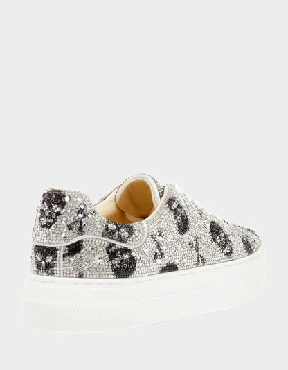 Betsey Johnson Trusted - SIDNY SKULLS Rhinestone Sneaker