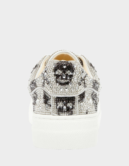 Betsey Johnson Trusted - SIDNY SKULLS Rhinestone Sneaker