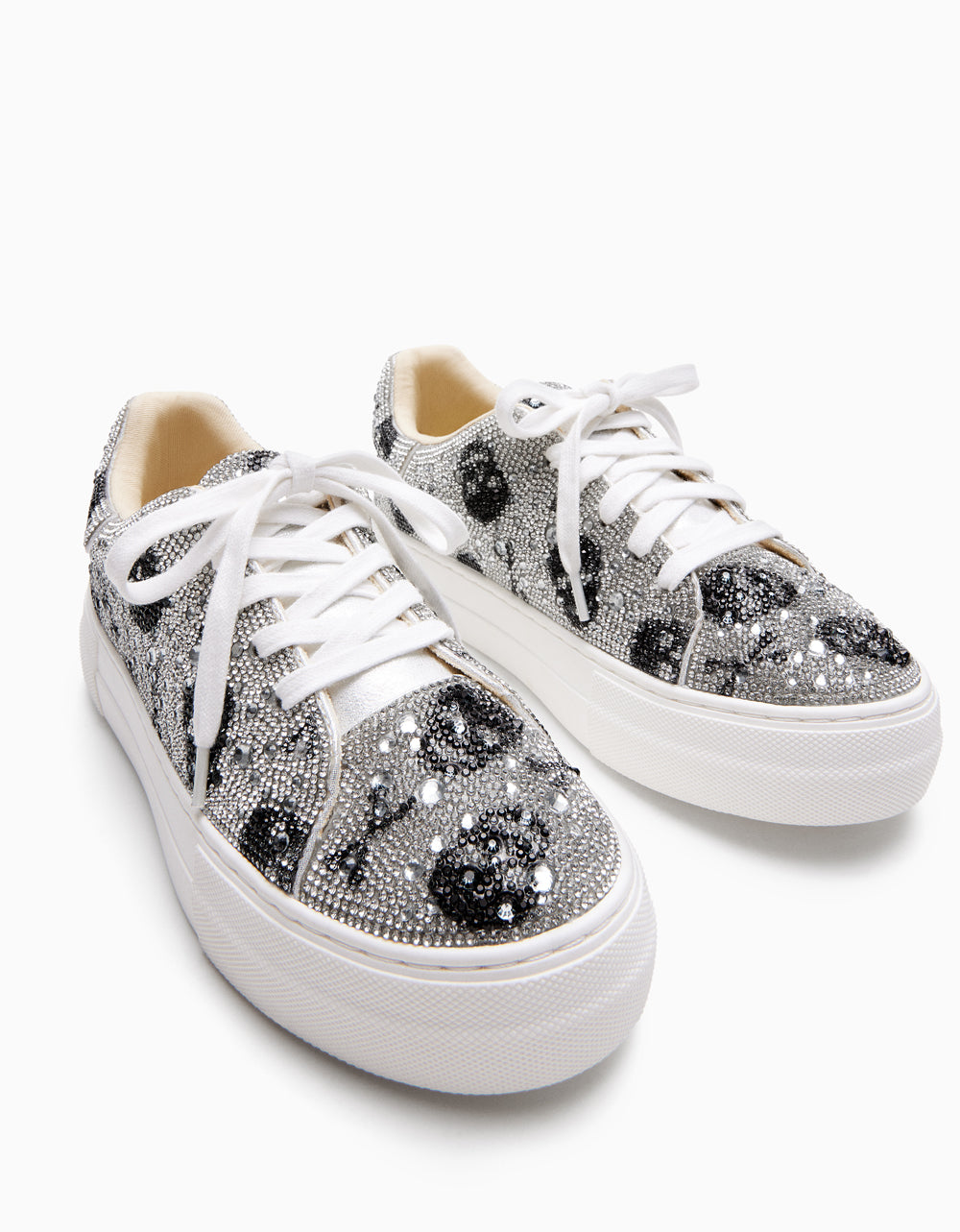 Betsey Johnson Trusted - SIDNY SKULLS Rhinestone Sneaker