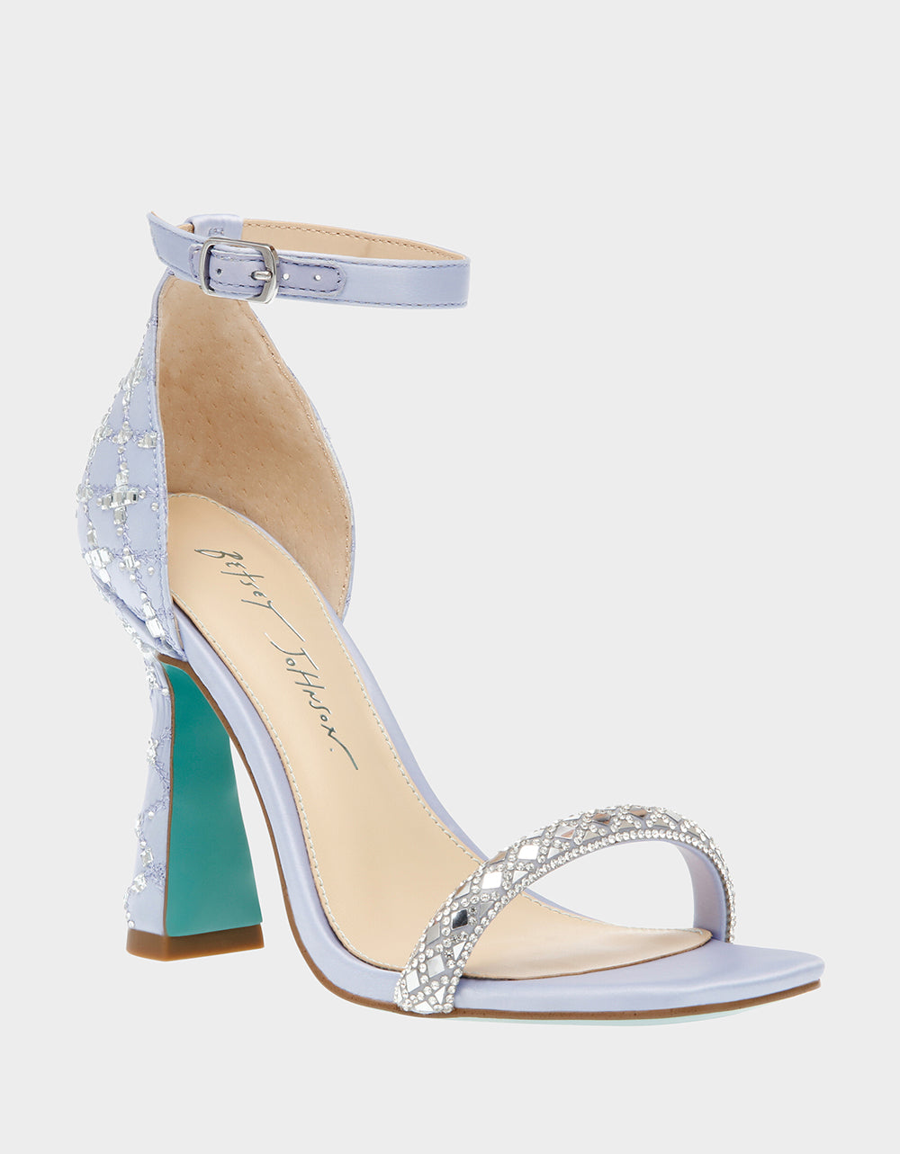 Betsey Johnson Best Price - DEAN LILAC Rhinestone Heels