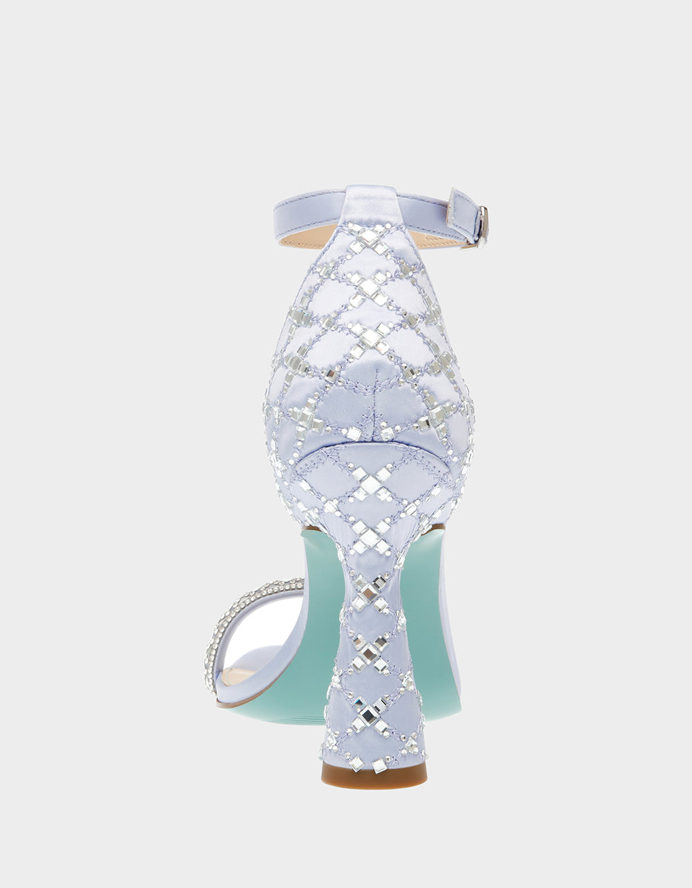 Betsey Johnson Best Price - DEAN LILAC Rhinestone Heels