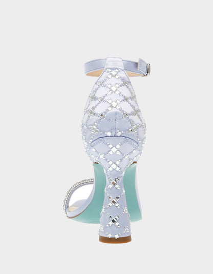 Betsey Johnson Best Price - DEAN LILAC Rhinestone Heels