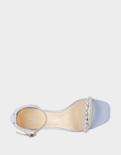 Betsey Johnson Best Price - DEAN LILAC Rhinestone Heels