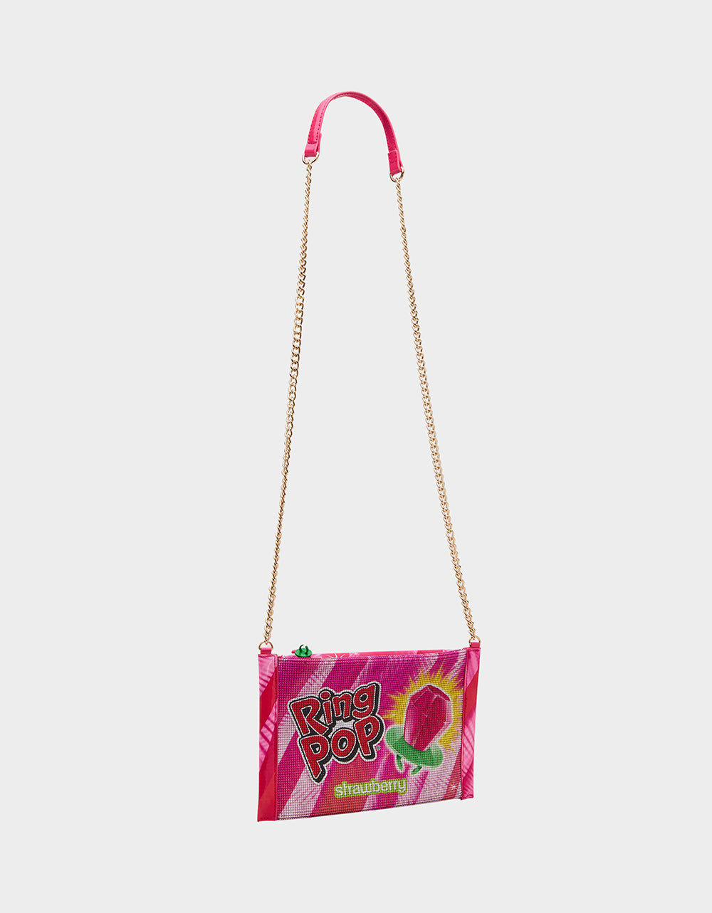 Betsey Johnson Trusted - RING POP® PARTY POUCH PINK Women's Clutch Chain Strap Crossbody Handbag