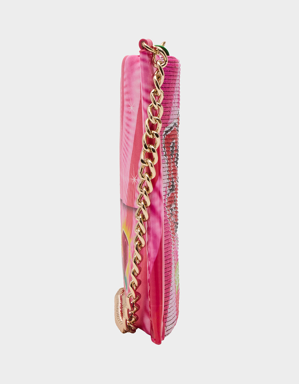 Betsey Johnson Trusted - RING POP® PARTY POUCH PINK Women's Clutch Chain Strap Crossbody Handbag