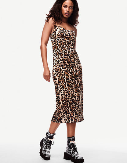 Betsey Johnson Customer Favorite - UNTAMED DRESS LEOPARD LEOPARD