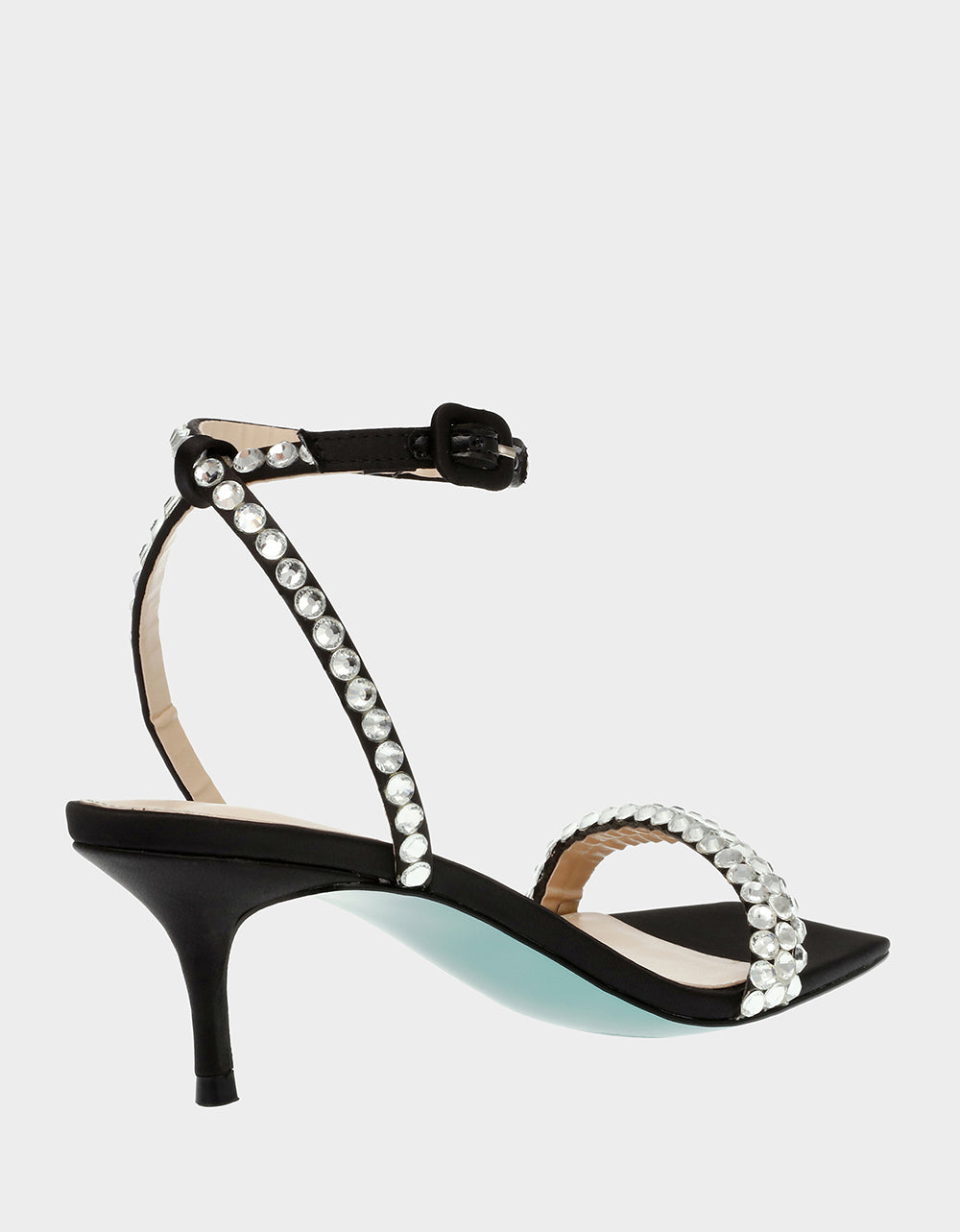 Betsey Johnson Classic - STONE BLACK Bridal Heels