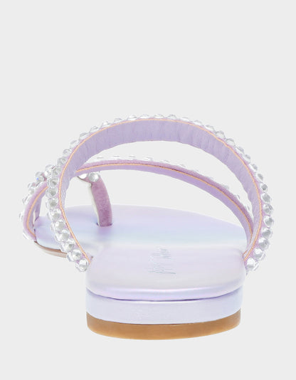 Betsey Johnson Customer Favorite - SILAS LAVENDER Strappy Sandals