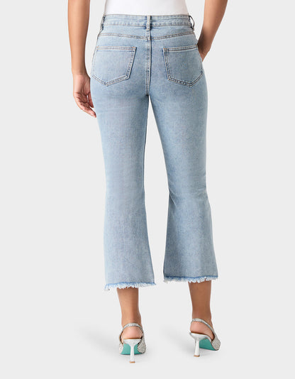 Betsey Johnson Classic - JEWELED JEANS Women's Rhinestone Embellished Denim Jeans