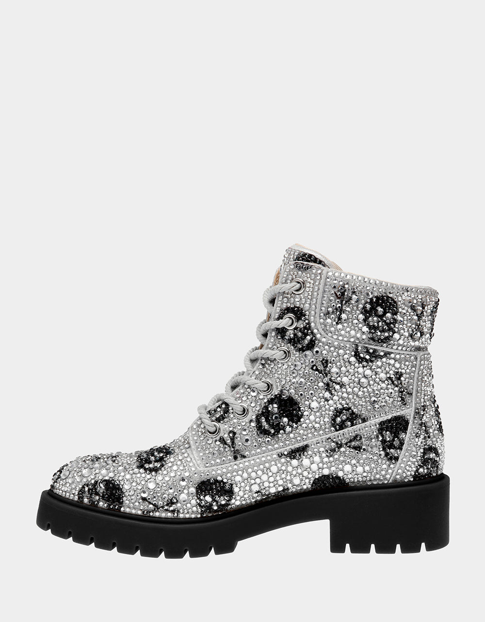Betsey Johnson Everyday - HUDSN Rhinestone Skull Print Booties