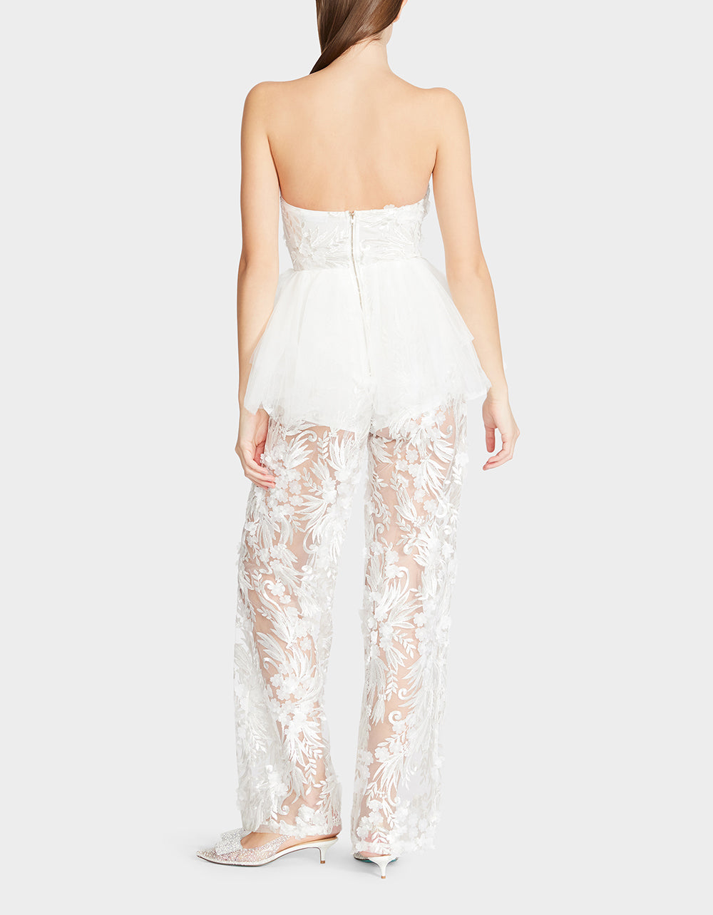 Betsey Johnson Great Value - JENNA JUMPSUIT WHITE