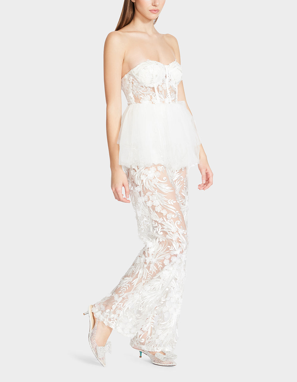 Betsey Johnson Great Value - JENNA JUMPSUIT WHITE