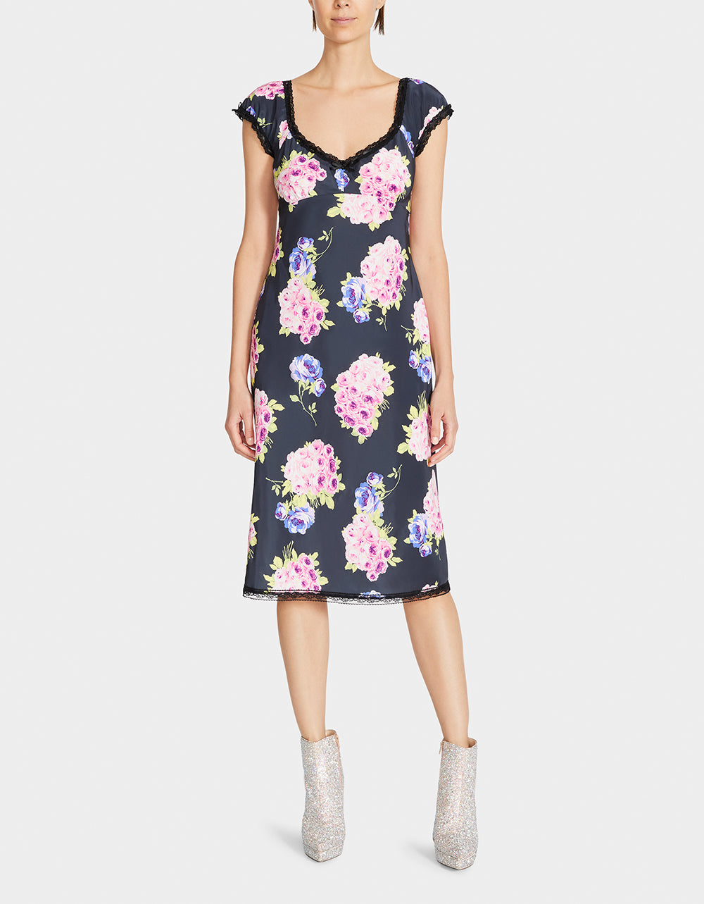 Betsey Johnson Customer Favorite - MALIBU MIDI DRESS BLACK