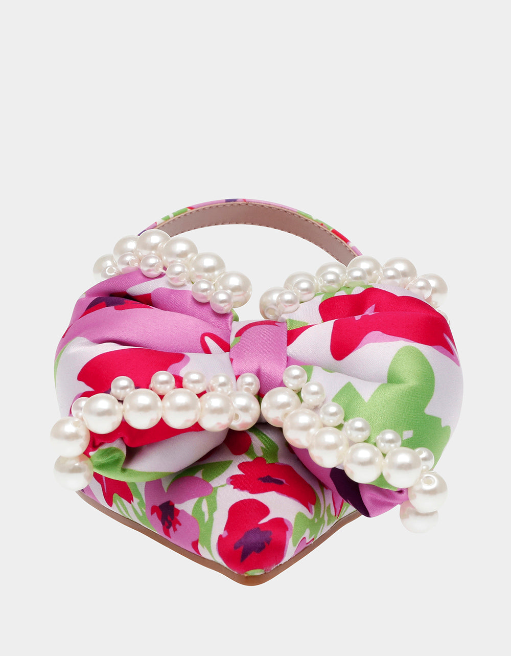 Betsey Johnson Discount - CAMILO WHITE MULTI Floral Slingback Flats