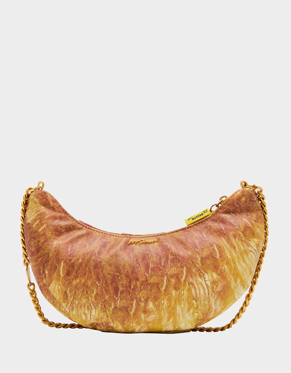 Betsey Johnson Hot Sale - KITSCH RISE + SHINE SHOULDER BAG TAN Women's Kitsch Croissant Handbag