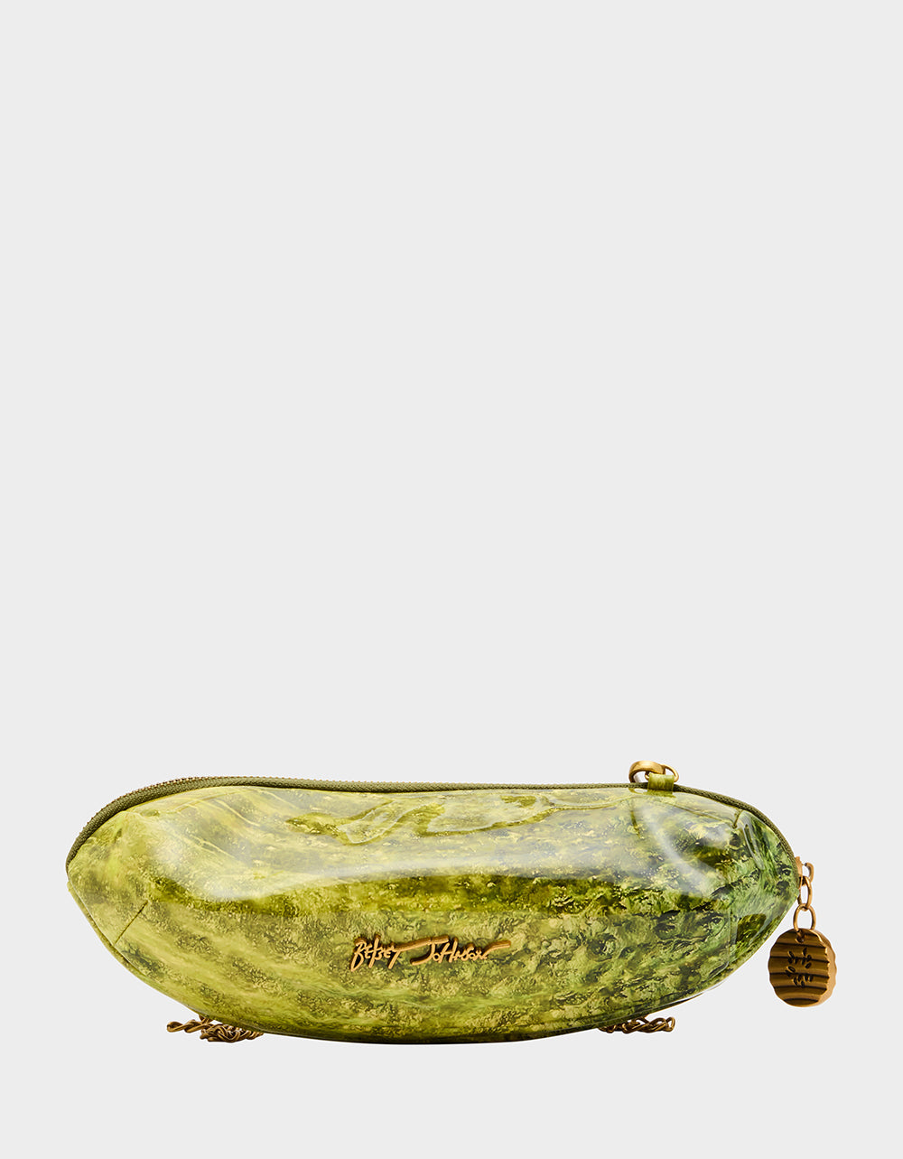 Betsey Johnson Popular - A BIG DILL GREEN Women's Kitsch Food Dill Pickle Crossbody Handbag