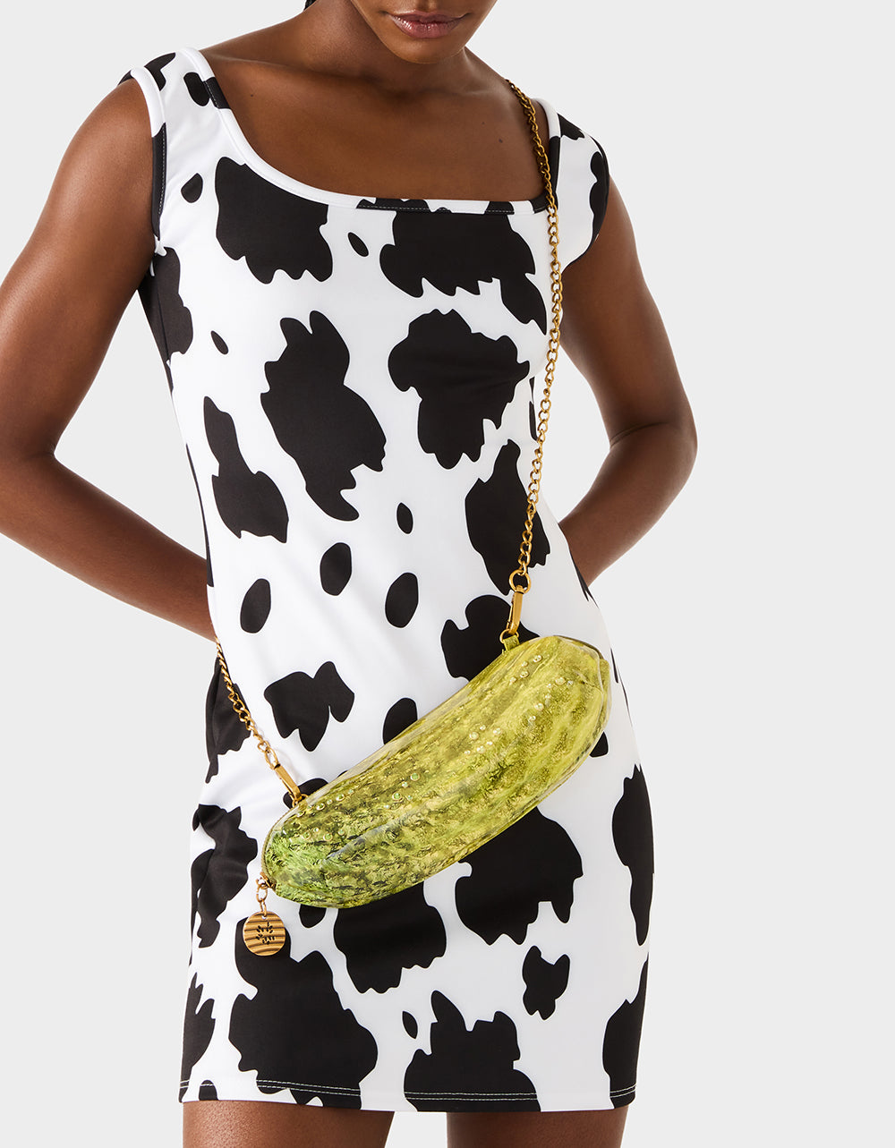 Betsey Johnson Popular - A BIG DILL GREEN Women's Kitsch Food Dill Pickle Crossbody Handbag