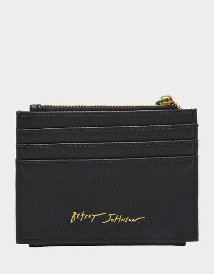 Betsey Johnson Discount - BLARNEY WALLET BLACK/MULTI Women's St.Patrick's Day Clover Wallet