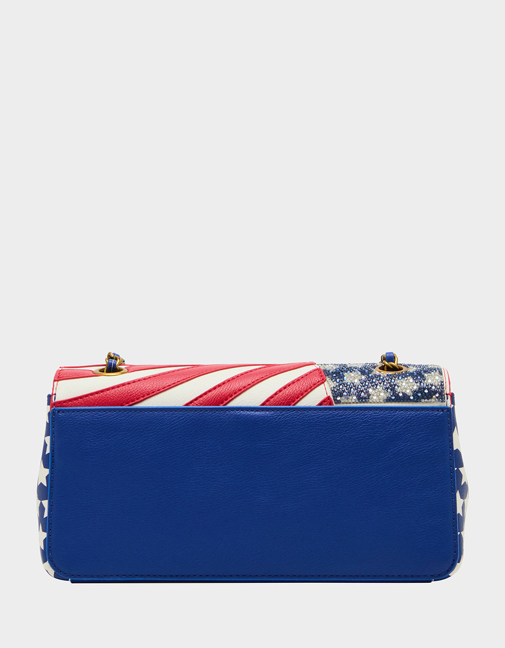 Betsey Johnson Classic - FREEDOM FLAP CONVERTIBLE BAG MULTI Women's American Flag Handbag
