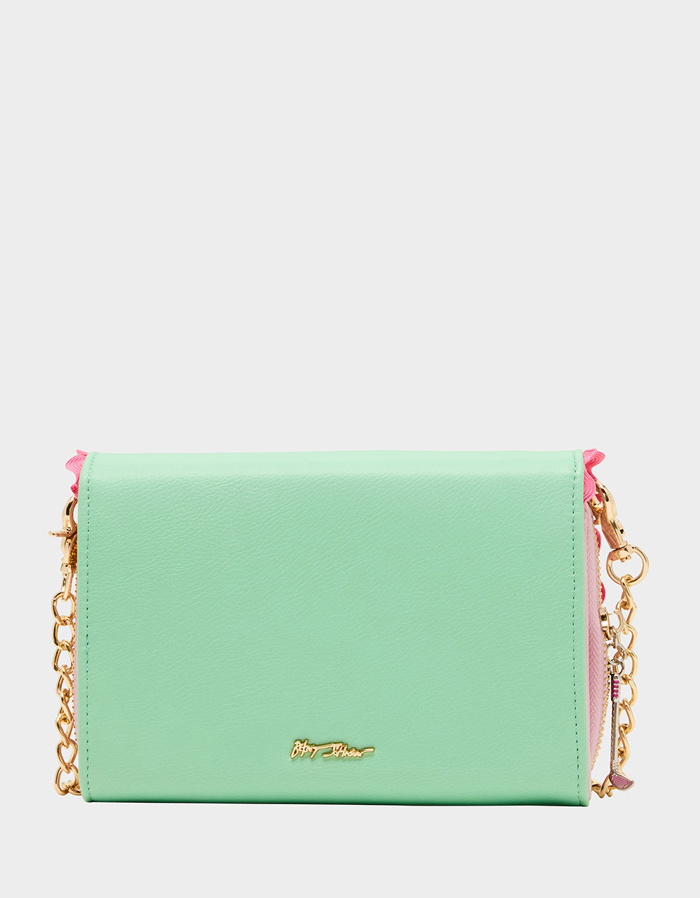 Betsey Johnson Latest - GONE CLUBBING WALLET ON CHAIN MULTI Golf Crossbody Women's Wallet Handbag