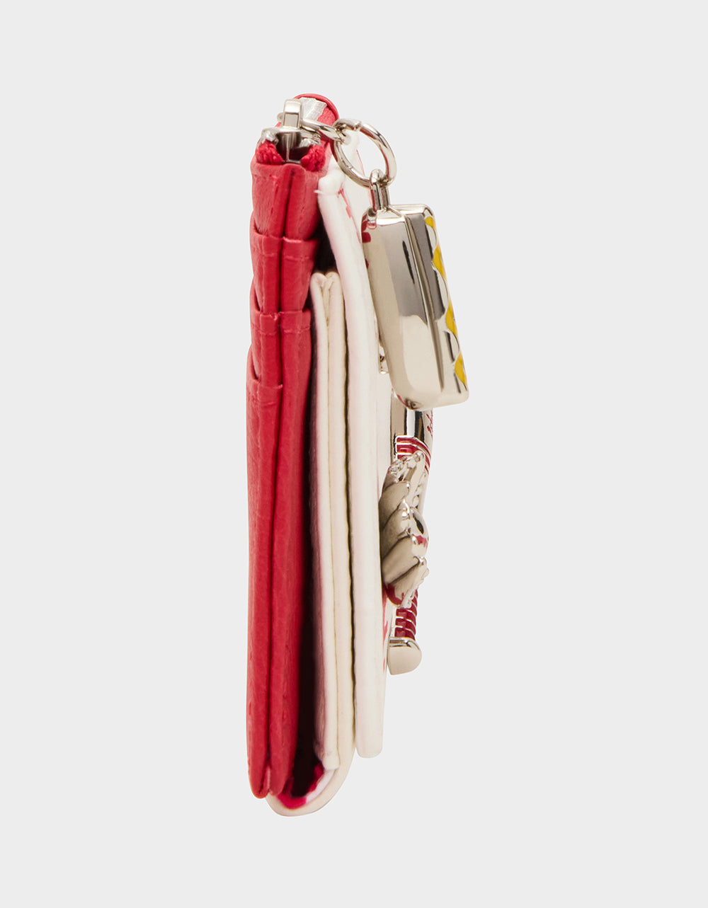 Betsey Johnson Special Offer - PLAYING THE FIELD WALLET CREAM Bifold Baseball Women's Wallet