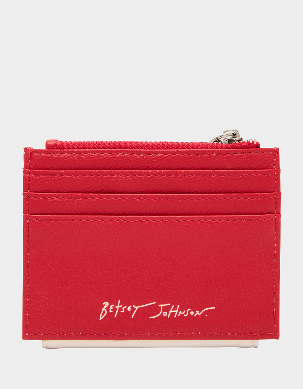 Betsey Johnson Special Offer - PLAYING THE FIELD WALLET CREAM Bifold Baseball Women's Wallet