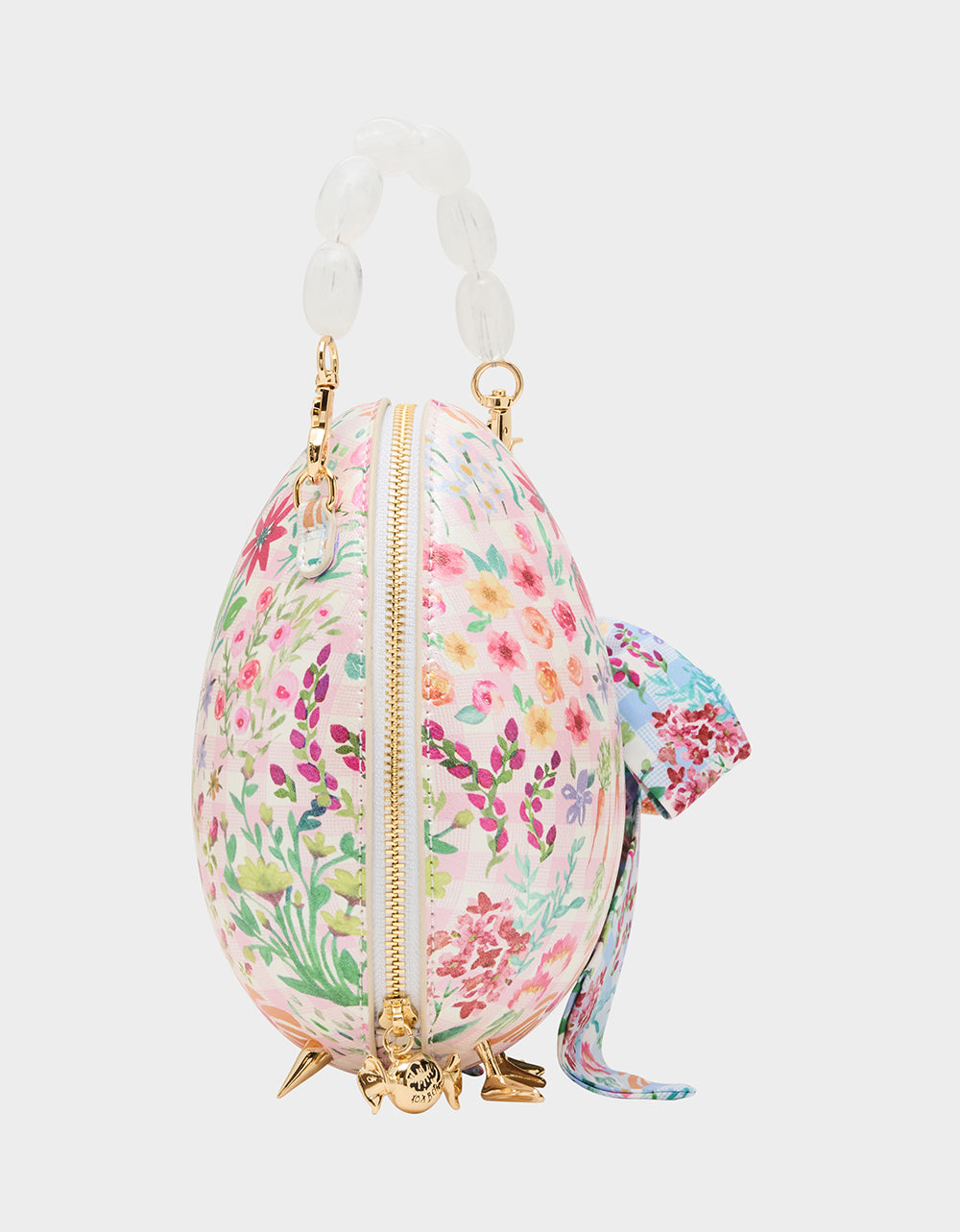 Betsey Johnson Best Price - THE PLOT CHICKENS MULTI Women's Kitsch Beaded Strap Crossbody Handbag