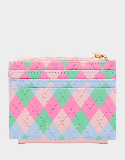 Betsey Johnson Essential - 19TH HOLE WALLET PINK MULTI Bifold Golf Women's Wallet