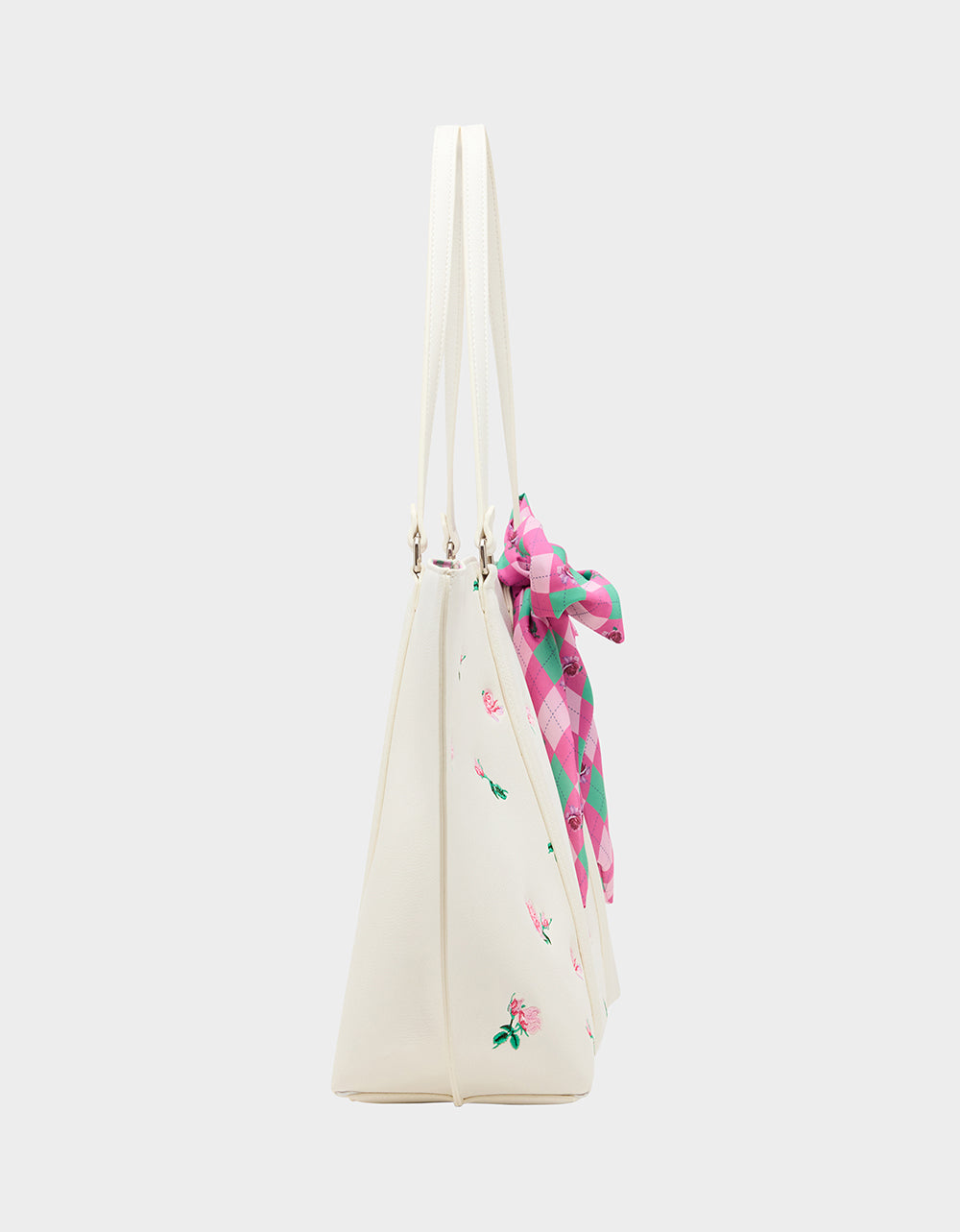 Betsey Johnson Everyday - ROSEBUD TOTE CREAM Flowers Bow Women's Tote Handbag