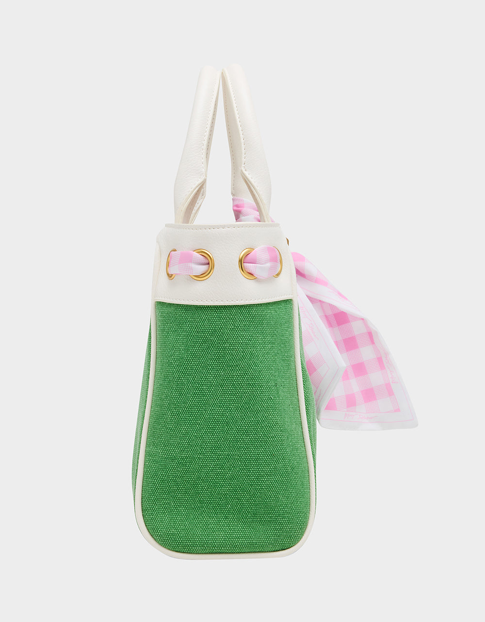 Betsey Johnson Quality - TALK BIRDIE TO ME SATCHEL GREEN Golf-Themed Scarf Detail Women's Satchel Handbag