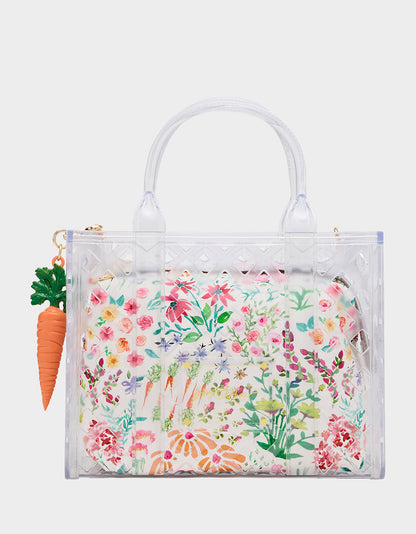 Betsey Johnson Everyday - JAMMIN CLEAR SATCHEL Women's Tote Crossbody Handbag
