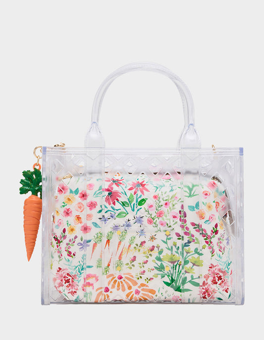 Betsey Johnson Everyday - JAMMIN CLEAR SATCHEL Women's Tote Crossbody Handbag