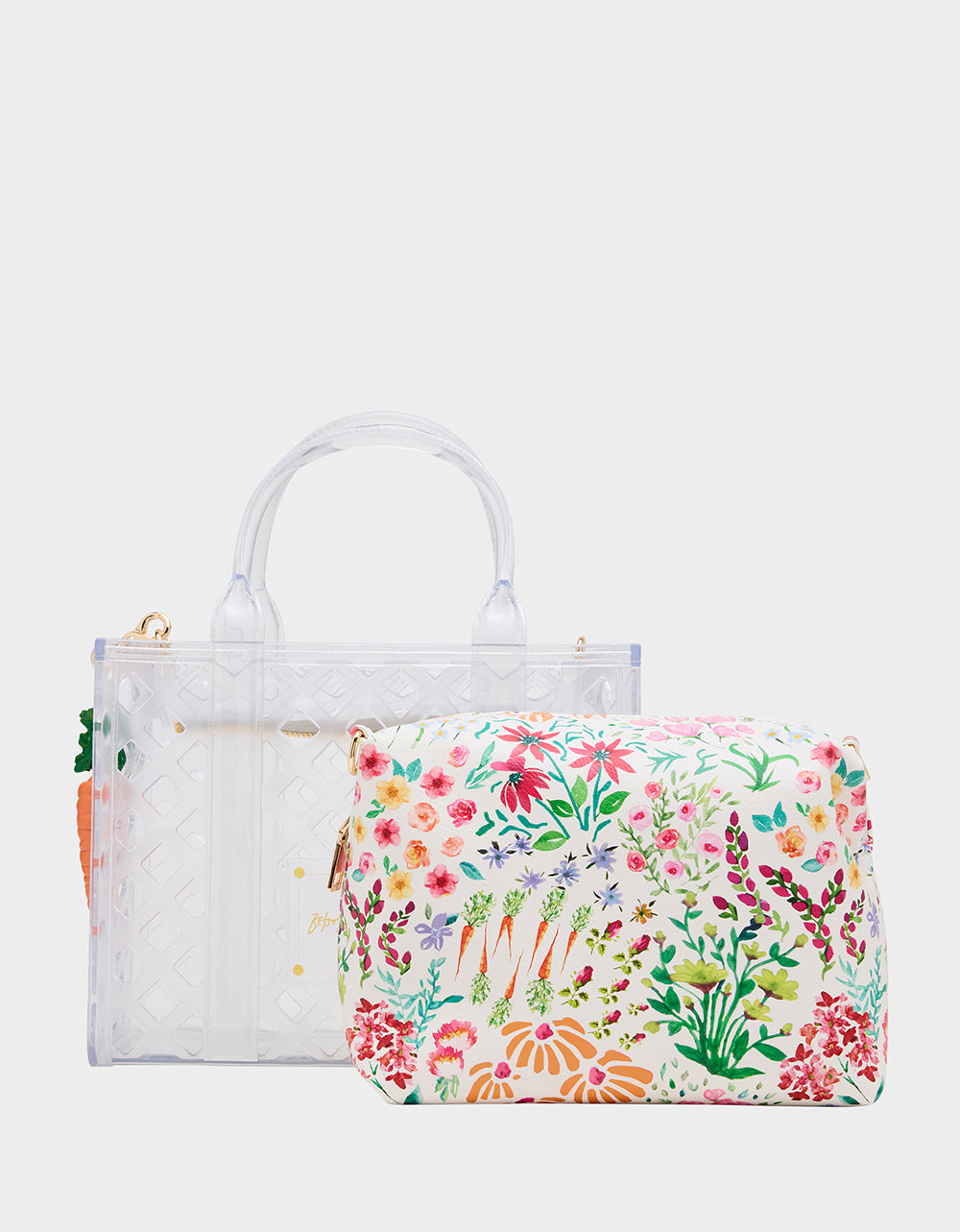 Betsey Johnson Everyday - JAMMIN CLEAR SATCHEL Women's Tote Crossbody Handbag