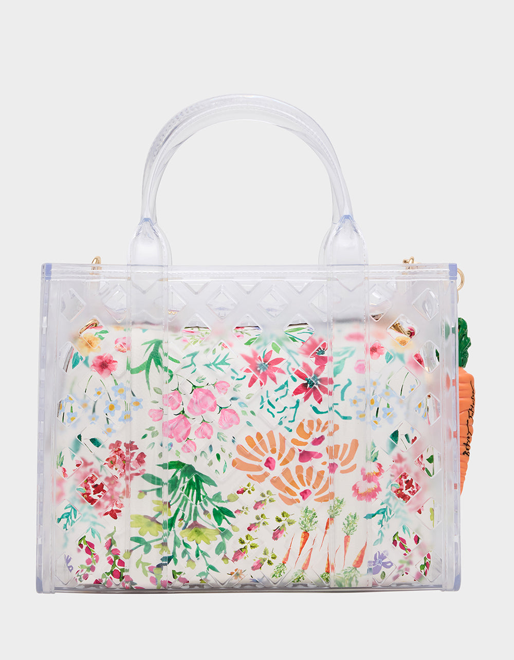 Betsey Johnson Everyday - JAMMIN CLEAR SATCHEL Women's Tote Crossbody Handbag
