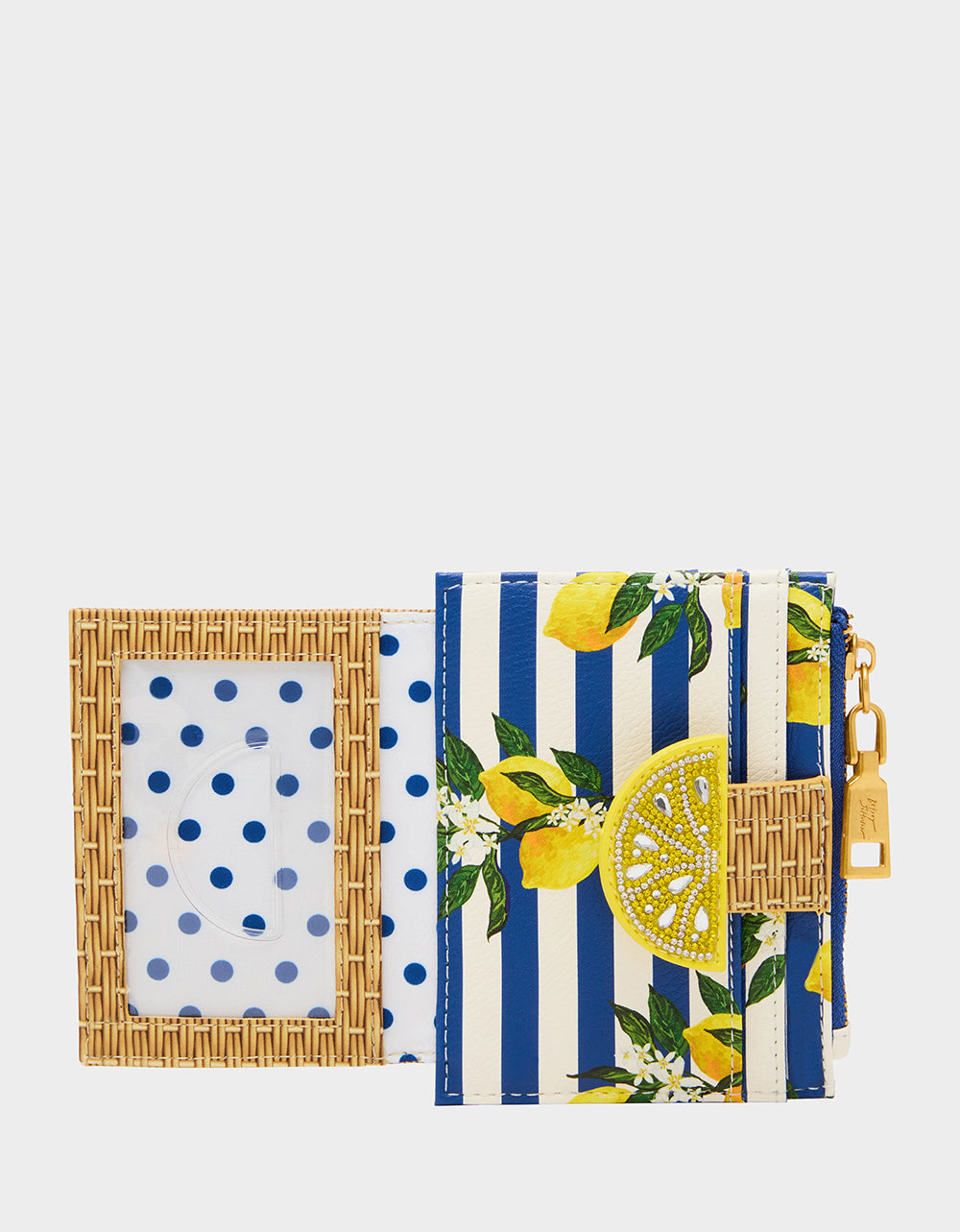 Betsey Johnson Trending - ZEST FOR LIFE WALLET NATURAL Bifold Lemon Women's Wallet