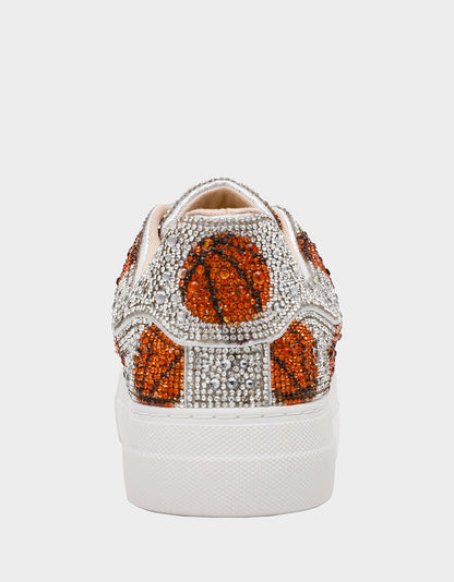 Betsey Johnson Featured - THE SLAM DUNK BUNDLE Women's Rhinestone Basketball Sneaker and Wallet Set