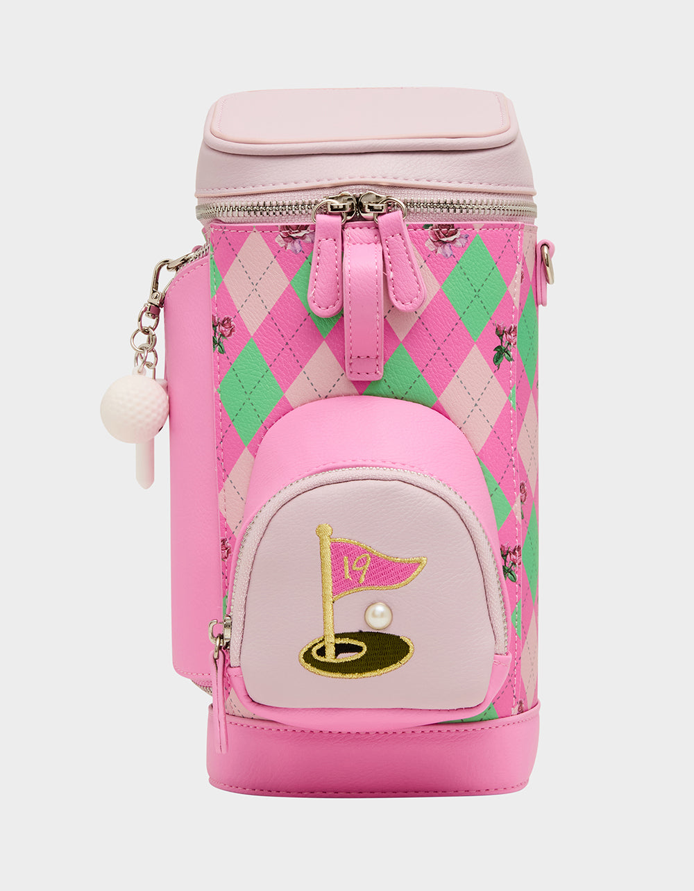 Betsey Johnson Smart Buy - PAR-TEE CROSSBODY PINK Golf Themed Crossbody Bag